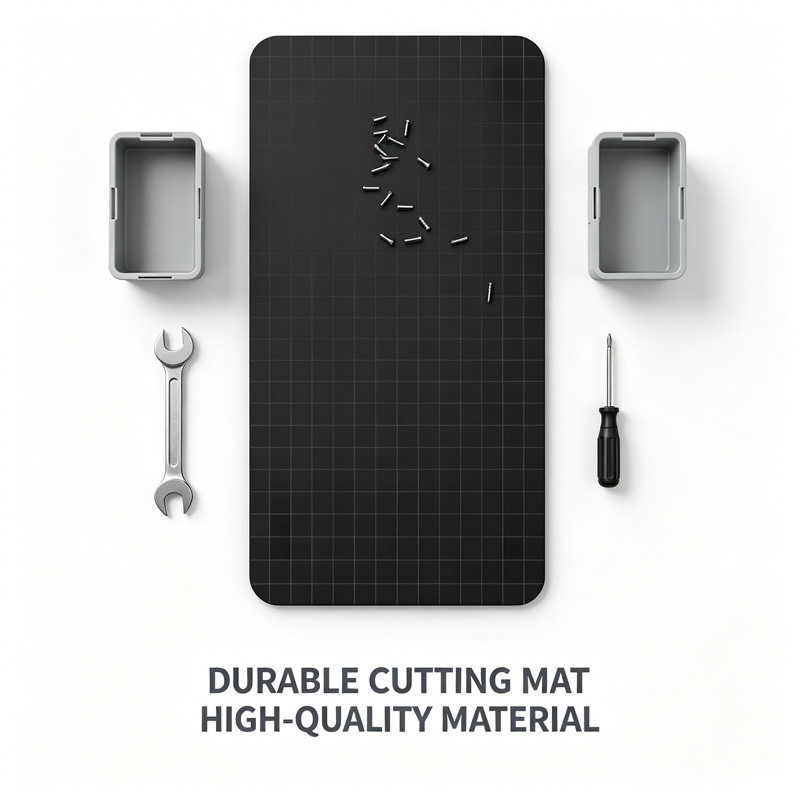 Electronics Repair Mat - 그리드 자석 실리콘 작업 매트 내열성