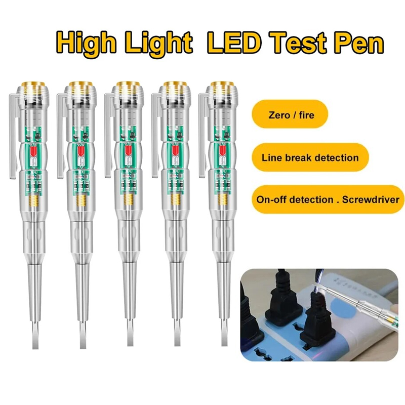 Circuit Test Pencil - 1-5pc AC24-250V 지능형 전압 테스터 펜