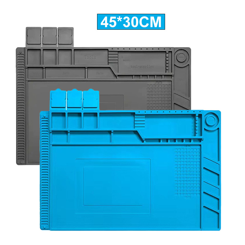 Electronics Repair Mat - 45*30CM 자석 매트 실리콘 작업 매트