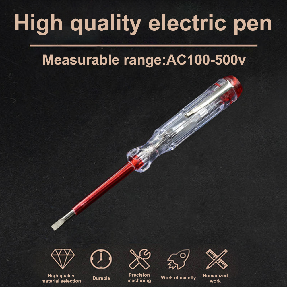 Circuit Test Pencil - 100-500V 테스트 펜 휴대용 플랫 드라이버