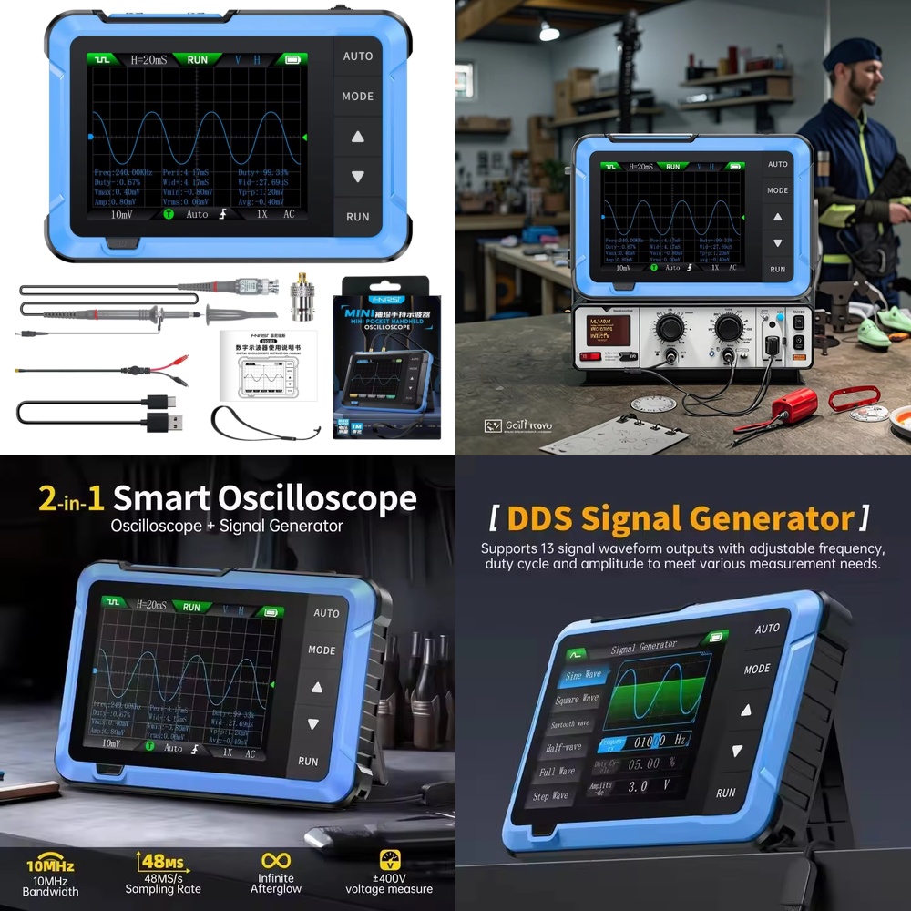 Electronics Repairing - DSO510 미니 휴대용 2 in 1