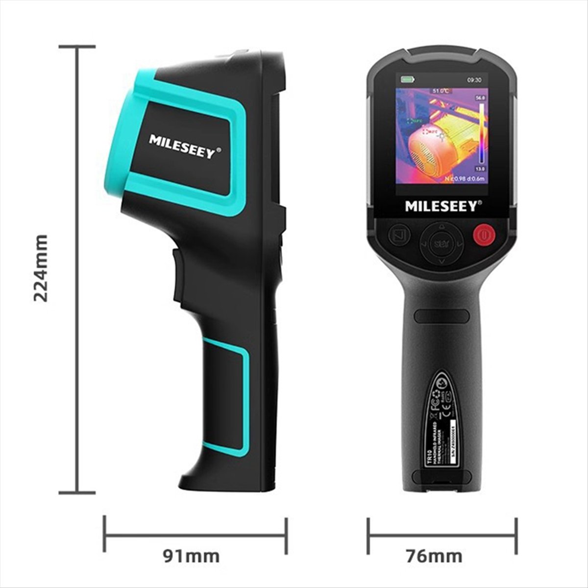 DT38 Mileseey TR10 적외선 열화상 카메라 - Electronics Repair Images 리뷰 및 가격