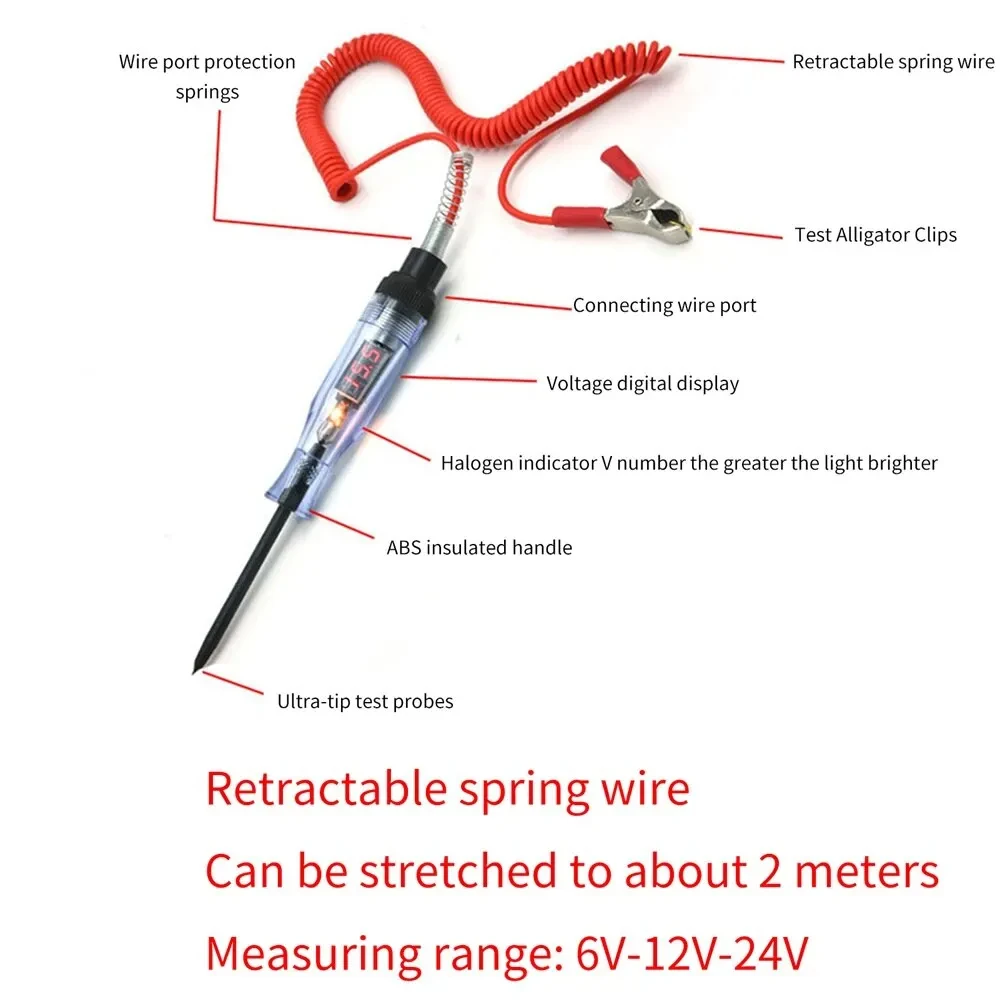 자동차 트럭 전압 회로 테스터 자동 6V 24V 도구  - Circuit Test Pencil 리뷰 및 가격
