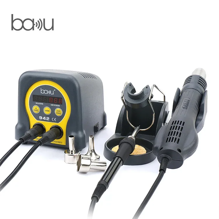 핫 세일 BAKU Ba-942 미니 열풍 SMD 납땜  - Electronics Repairing 리뷰 및 가격