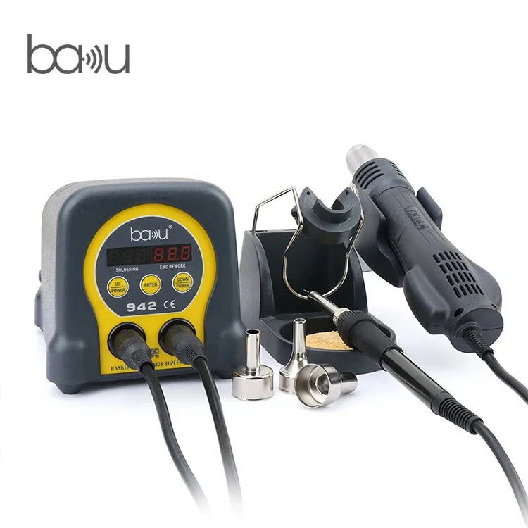 핫 세일 BAKU Ba-942 미니 열풍 SMD 납땜  - Electronics Repairing 리뷰 및 가격