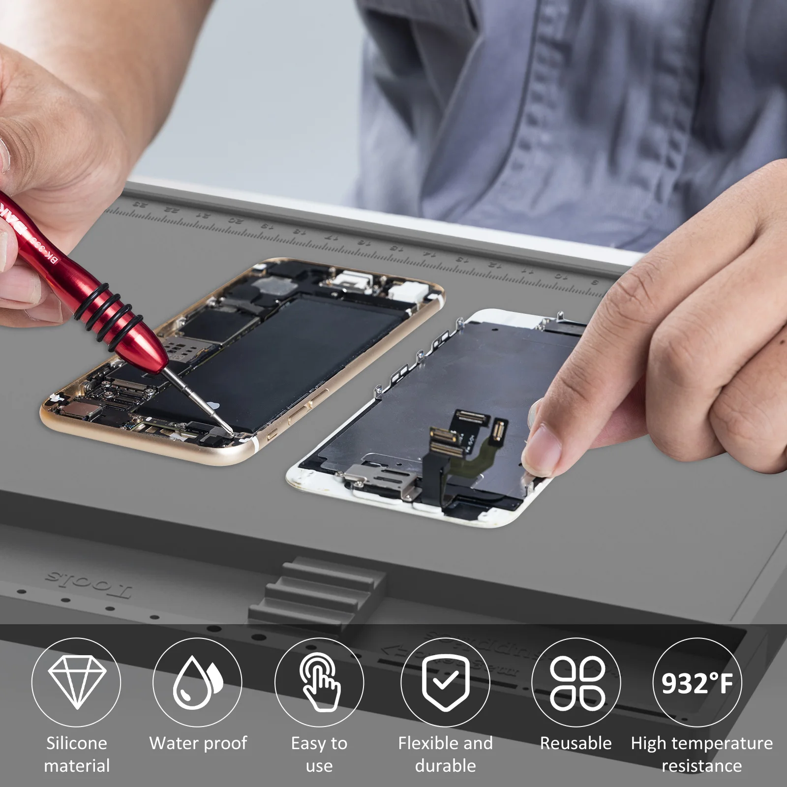 납땜 스테이션 매트 실리콘 작업 수리 패드 932 °  - Electronics Repair Mat 리뷰 및 가격