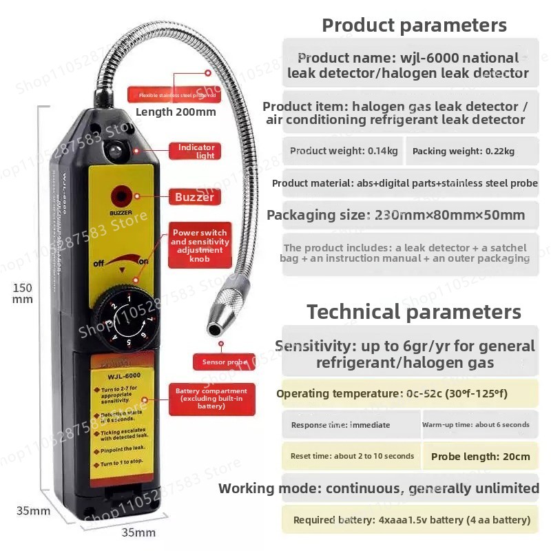 전자식 에어컨 감지기 자동차 에어컨 수리 누출 감지기  - Electronics Repairing 리뷰 및 가격