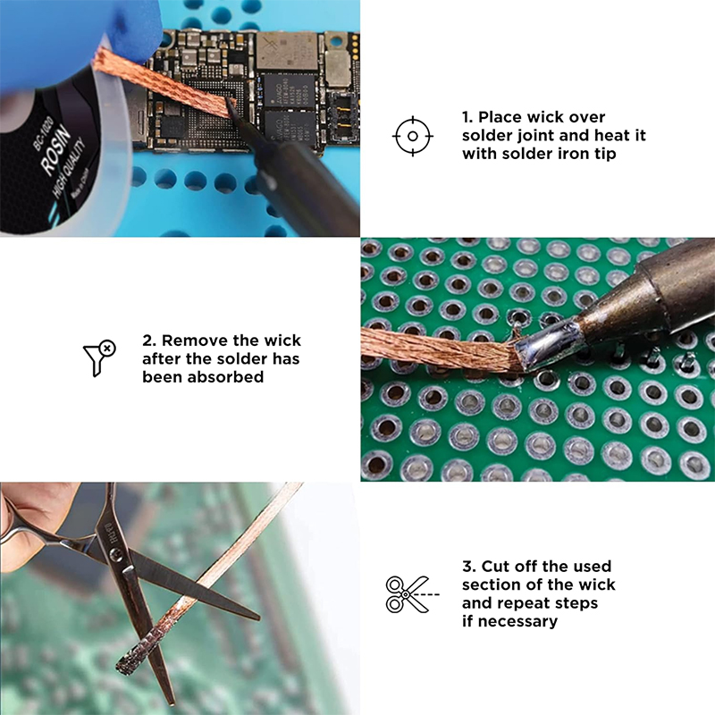 PCB 수리 및 전자 작업용 구리 납땜 제거 브레이드  - Electronics Repair Tape 리뷰 및 가격