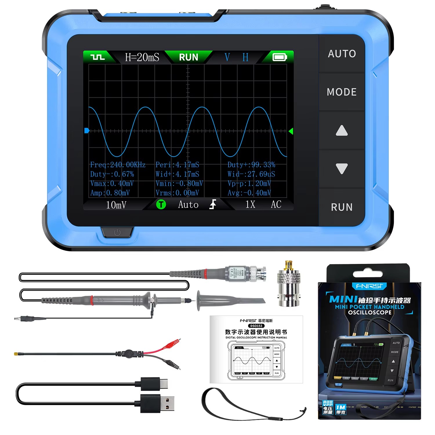 DSO510 미니 휴대용 2 in 1 핸드헬드 디지털  - Electronics Repairing 리뷰 및 가격