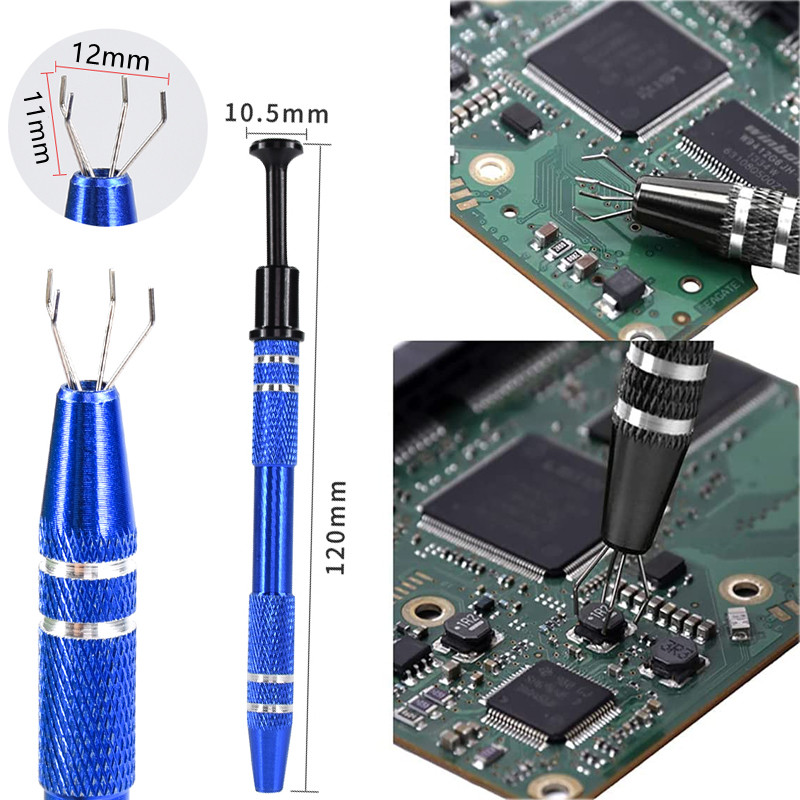 4 프롱 IC 칩 풀러 추출기 회로 전자 수리 및 작은 - Electronics Repair Parts 리뷰 및 가격
