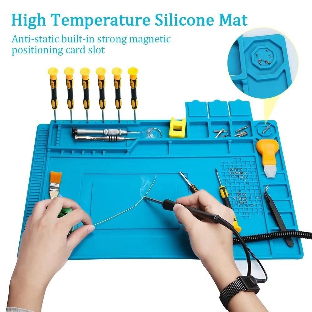 실리콘 납땜 스테이션 매트 정전기 방지 내열성 전자 수 - Electronics Repair Mat 리뷰 및 가격