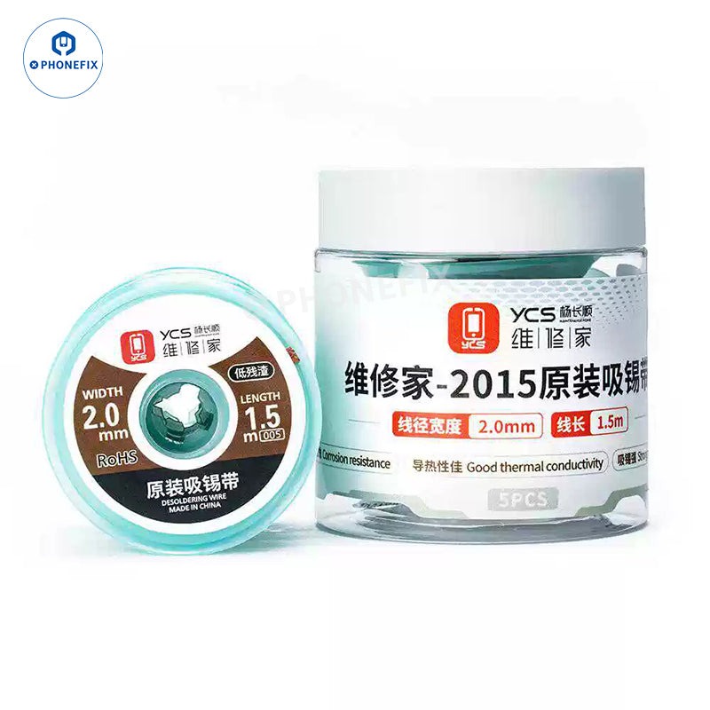 YCS 2015 디솔더링 브레이드 솔더 리무버 윅 2m - Electronics Repair Tape 리뷰 및 가격